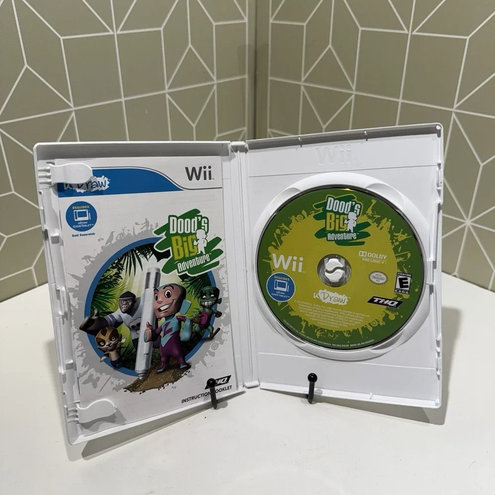 Wii U Draw Dood's Big Adventure Rated E Everyone THQ 2006 NintendoPre-owned